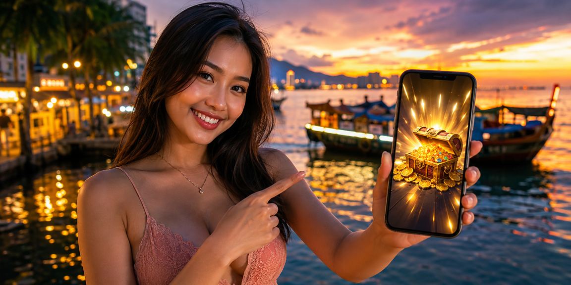 Pemain kasino mudah alih Penang menikmati permainan jackpot di telefon pintar